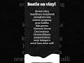 Lagu Beetle on vinyl #lyrics #trending #shorts #viral #youtubeshorts #song #reels #trend #new #ytshorts