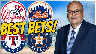 MLB Picks Today Yankees vs Mets Rangers vs Astros Friday MLB BEST Bets