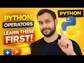 Lecture 2 Python Operators Explained Arithmetic Logical Comparison Operators