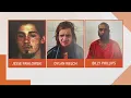 Officials identify 3 men arrested for quadruple murder in Cherokee County
