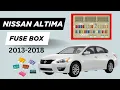 Nissan Altima Relays and Fuse Box Diagram 2013-2018