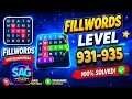 FILLWORDS 931 932 933 934 935