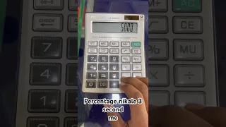 Calculator Me Percentage Kaise Nikale How To Calculate Percentage In Calculator Shorts 