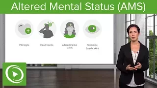 Altered Mental Status Common Causes First Steps - Emergency Medicine Lecturio