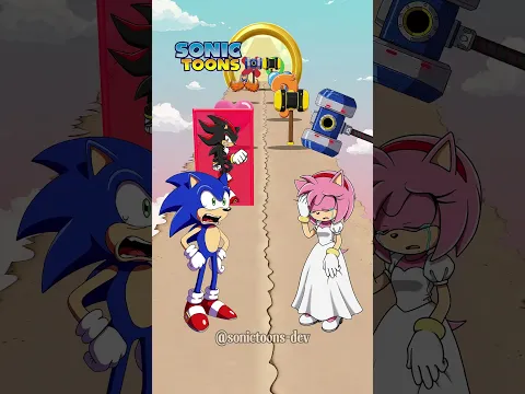 Sonic vs Amy Rose New Save Run Love Challenge #sonic #sonicthehedgehog