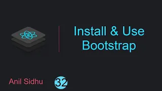 React tutorial for beginners Install Bootstrap
