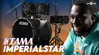 MORE NEW TAMA Imperialstar in Blacked Out Black Gear4music Drums
