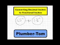 Converting Decimal Inches to Fractional Inches
