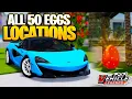 All 50 Eggs LOCATIONS in Vehicle Legends Roblox Egg Hunt 2026