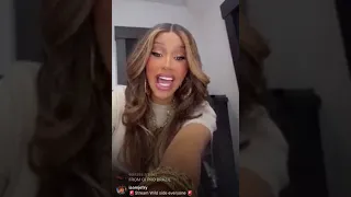 Cardi B Says FREAKY Things On IG Live  Cardi B Says FREAKY Things On IG Live