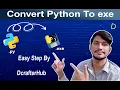 How to turn your Python file py into an exe Tutorial 2023 Urdu Hindi