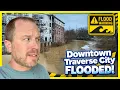 Traverse City Flood 2026 Severe Flooding in Downtown Traverse City - Travel Routes Have Changed
