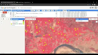 Satellite Image classification Random Forest RF Machine Leaning ML in Google Earth Engine GEE