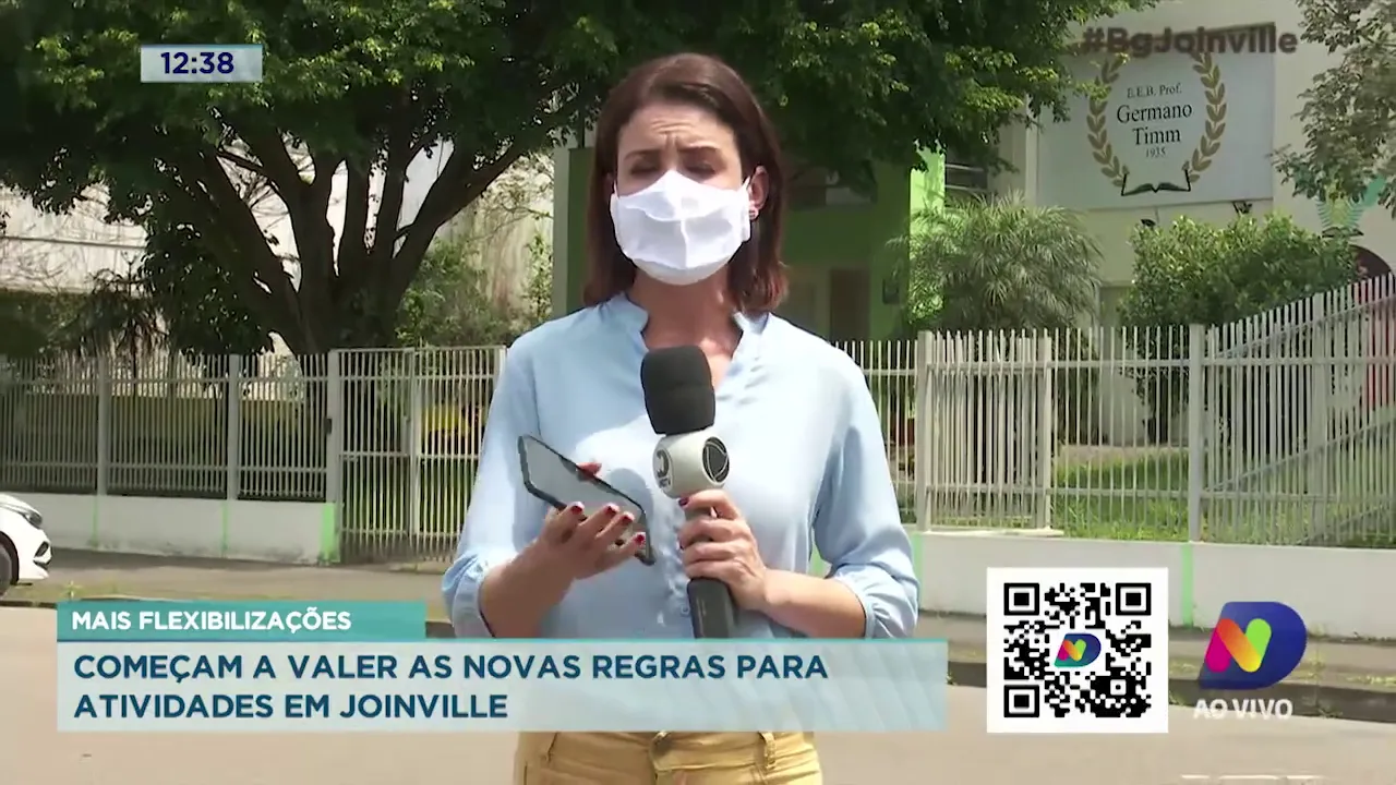 Mais flexibilizações: Novas regras para atividades em Joinville