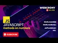 JavaScript methods on numbers