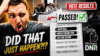 The VOTE is in Michigan Hunters NEED to see what just Passed for THIS Season