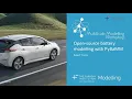 Open-source battery modelling with PyBaMM - R Timms