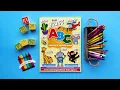FUN ABC COLORING BOOK FOR KIDS LEARN AND COLOR ABC LETTER TRACING COLORFUL CREATIVE KIDS