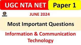 Download Important Questions on Important Topics- ICT for UGC NET  Paper 1 2024 MP3