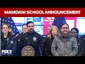 FULL Mamdani announces full snow day for NYC Public Schools students