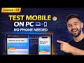 How to Test Mobile Websites Without a Phone Chrome DevTools Device Mode Tutorial