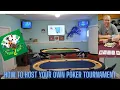 Hosting a Home Poker Tournament