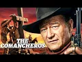 The Comancheros 1961 John Wayne Western Movie English Dubbed