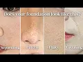 Reasons Why Your Foundation is SEPARATING FLAKY PATCHY or CREASING How to Avoid and Fix Them