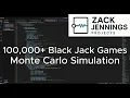 I Simulated 100 000 Blackjack Games to find the Perfect Strategy Monte Carlo Simulation Analysis