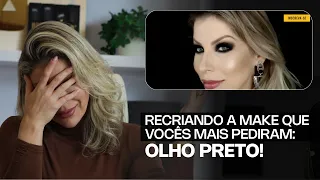 Releitura de make | Recriando o olho preto