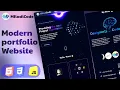 How to Create an Animated Portfolio Website with HTML CSS JavaScript Step-by-Step Tutorial