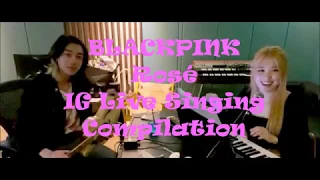 Download BLACKPINK ROSE Singing on her Instagram FULL  [16 MAY 2020] MP3