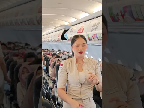 Pramugari Cantik Super Air Jet Sedang Sibuk Kerja 🥰🥰💪💪
