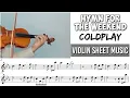 Download Lagu Free Sheet || Hymn For The Weekend - Coldplay || Violin Sheet Music