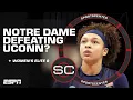 Andraya Carter says Notre Dame has no match for Sarah Strong SportsCenter