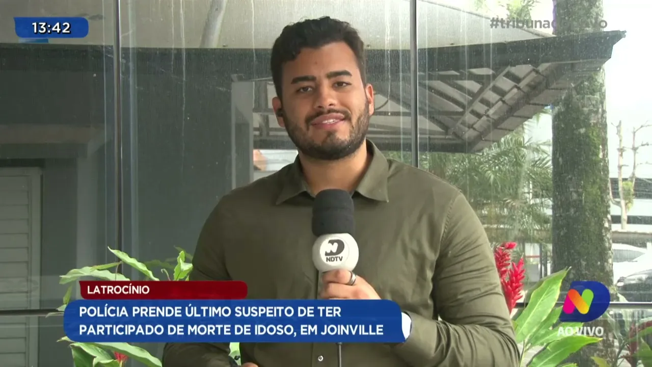 Latrocínio: Polícia prende último suspeito de ter participado de morte de idoso, em Joinville