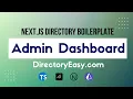 DirectoryEasy - Admin Dashboard Next js Directory Boilerplate