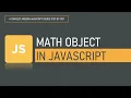 Math Object in JavaScript Math Object JavaScript