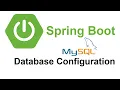 Spring boot Database configuration