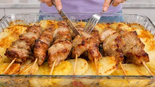 Почему я не знала этого метода раньше? Свинина с картошкой вкуснее шашлыка! Бабушка научила готовить