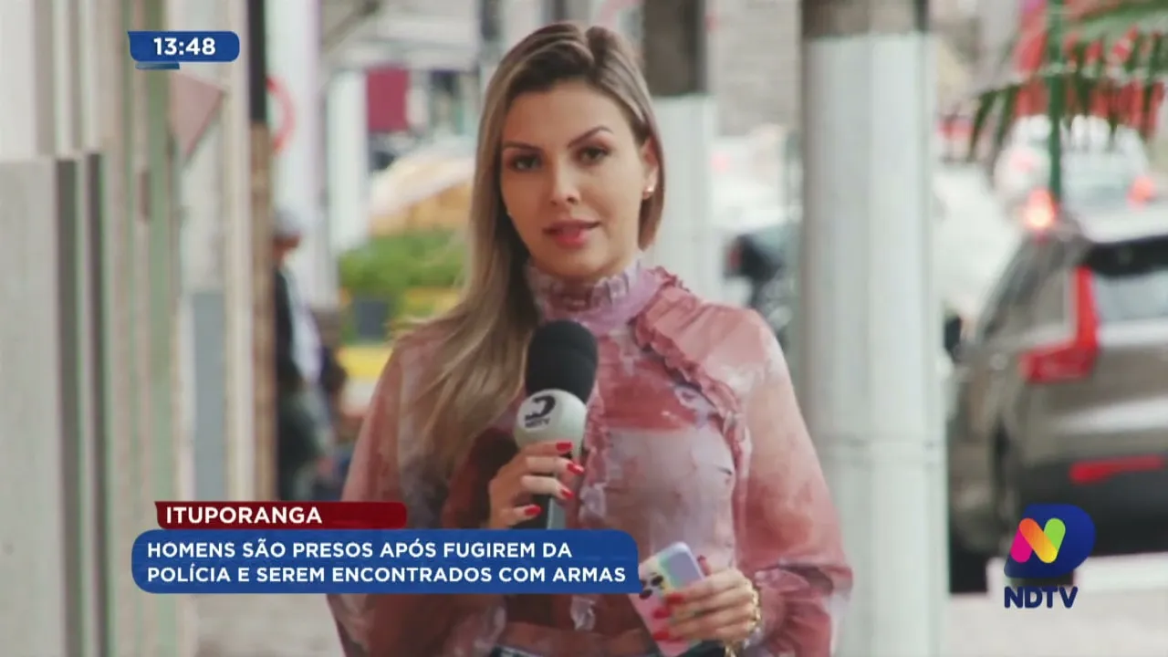 Ituporanga: homens são presos após fugirem da polícia e serem encontrados com armas