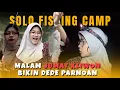 SOLO CAMP FISHING‼️ MANCING, MASAK, HUJAN DERAS SENDIRIAN BERMALAM DI GUBUK KAKEK TENGAH HUTAN