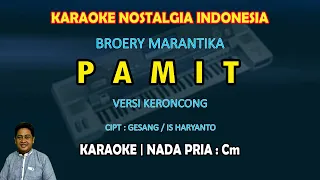 Download Pamit karaoke keroncong Broery Marantika nada pria Cm (karaoke nostalgia keroncong) MP3