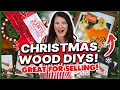 NEW Wood Handmade Christmas Decorations Budget DIY Holiday Decor That Sells FAST