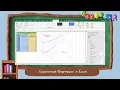 HOW TO DO AN EXPONENTIAL REGRESSION IN EXCEL