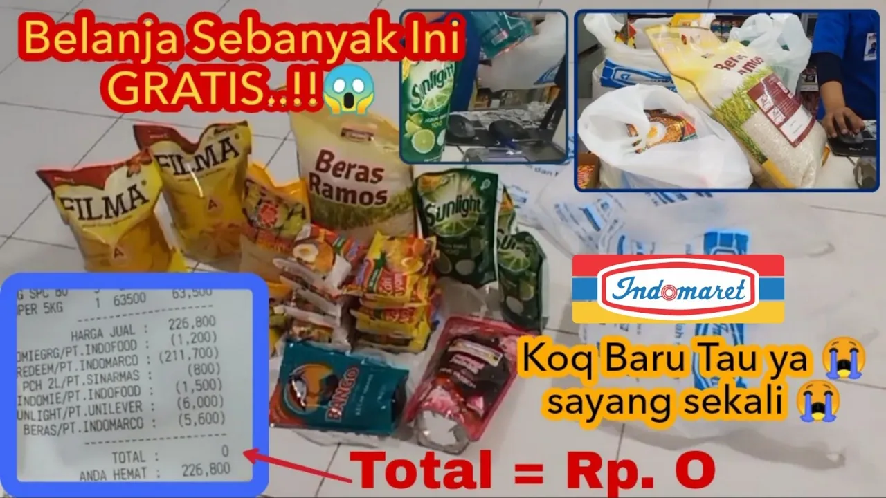 Cara transaksi voucher gratis barang