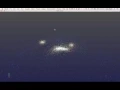 10000 Gravity particles N-body simulation