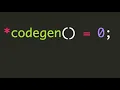 LLVM Tutorial CodeGen