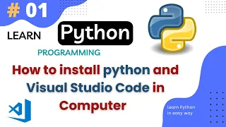 How to install Python and VS Code in computer Python Tutorial for beginners part