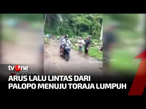 Detik-detik Tebing Longsor di Palopo Diabadikan Warga
